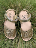 Sparkle Sandals in Gold